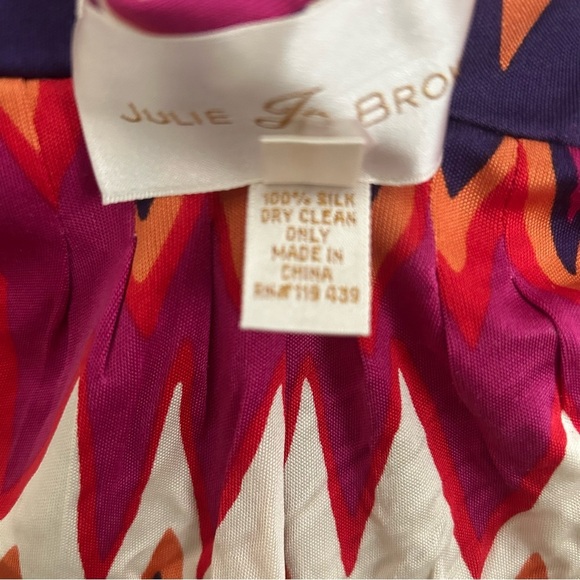 JB by Julie Brown Zigzag Maxi Dress - Pink and Cream - Picture 9 of 9